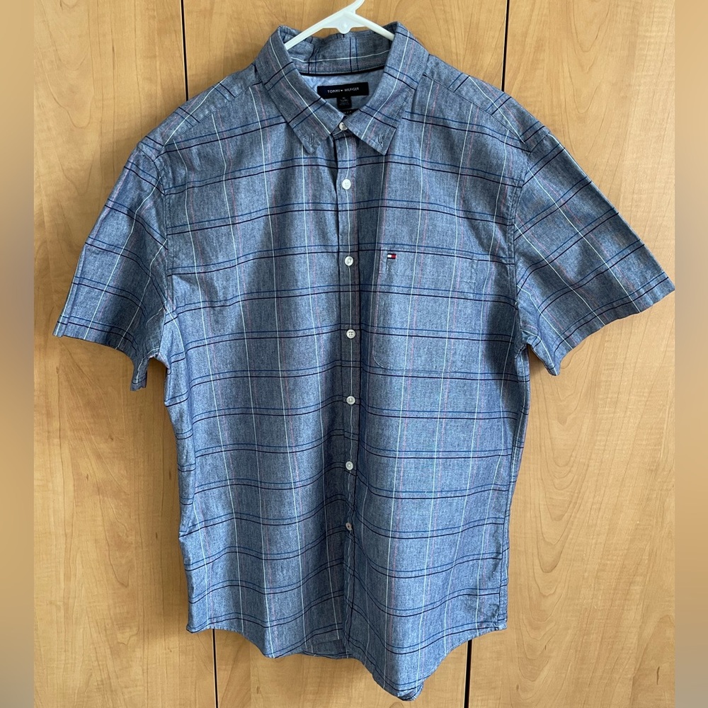 Tommy Hilfiger Men’s S/S Button Down Shirt
